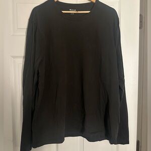 Madewell Men's Black Long Sleeve Tee